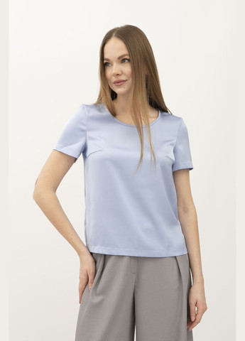 Голубая демисезонная блуза Lesia Ламин 243