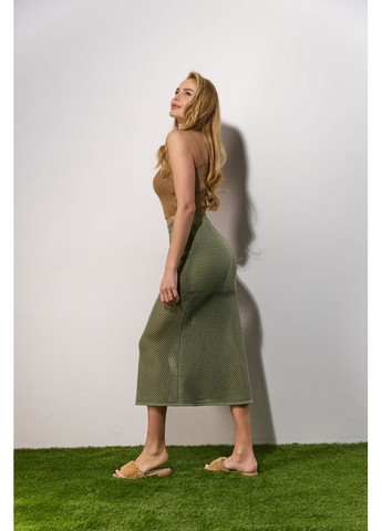 Жіноча ажурна спідниця міді – легка романтична модель для святкових та літніх образів (2515) Triko Bakh (360919791)