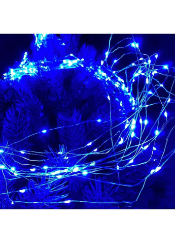 Светодиодная праздничная гирлянда конский хвост комнатная на елку с работой от сети контроллером 3 м 510 LED (478641-Prob) Синяя Unbranded (307867797)