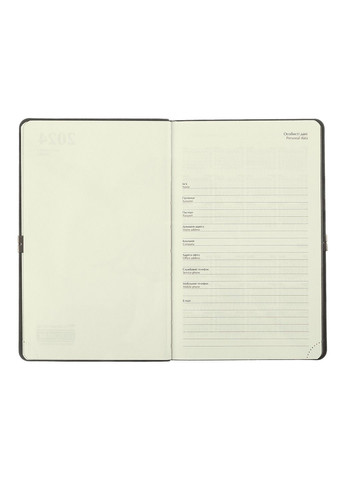 Щоденник датований 2026 NAVIGATOR, A5, синій, штучна шкіра/поролон Buromax (361318168)