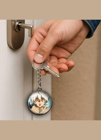 Набор подвеска (кулон) и брелок Аниме Тебе, бессмпертный #01 (подарочный набор) No Brand (332633779)