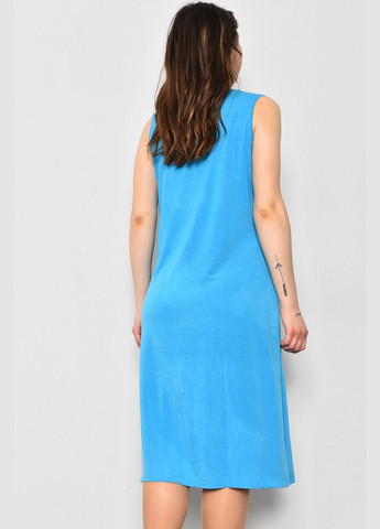 Халат жіночий напівбатальний літній блакитного кольору Let's Shop (284667472)
