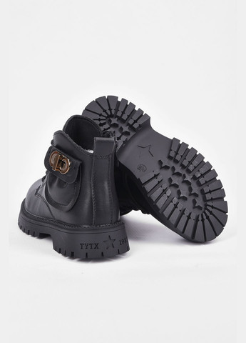 Черевики дитячі для дівчинки демісезонні чорного кольору Let's Shop (307903621)