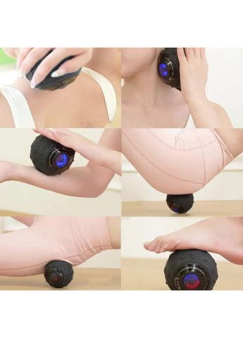 Масажер вібро-куля ролик для фітнесу та йоги на акумуляторі No Brand TVT-05 (320741628)