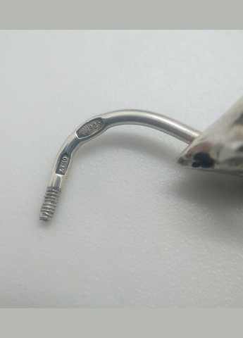 Серьги серебро 925° 2,70г. пирсинг мышка () No Brand 6024 (305391434)