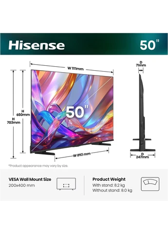 LED-телевизор 50E7S (7263477) Hisense (395011341)