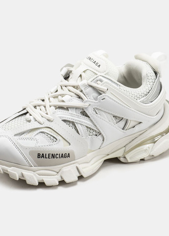 Білі Осінні кросівки чоловічі і жіночі balenciaga track white | баленсіага трек білі No Brand