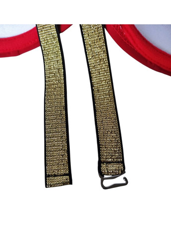 Червоний літній купальник роздільний Roberto