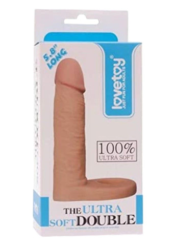 Страпон насадка на пенис для двойного проникновения "5.8" The Ultra Soft Double" Lovetoy (303355020)