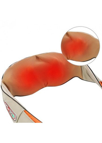 Інфрачервоний роликовий масажер для шиї, спини та плечей з підігрівом та розслаблюючим ефектом Massager of Neck Kneading (363115042)