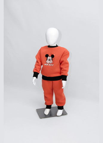 Костюм детский с утеплением оранжевый зимний с принтом. Baza trend (308345913)