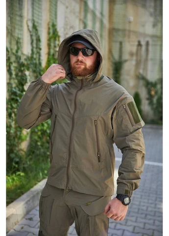 Куртка штормова Tactical KS-Pro Crocodile (олива) No Brand (380426992)