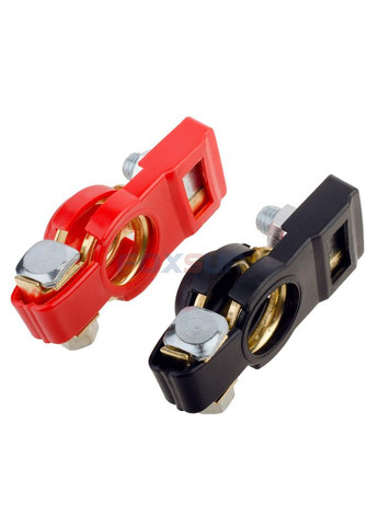 Аккумуляторные медные клеммы комплект 2 шт Евростандарт (М560046) Foxsur (302746893)