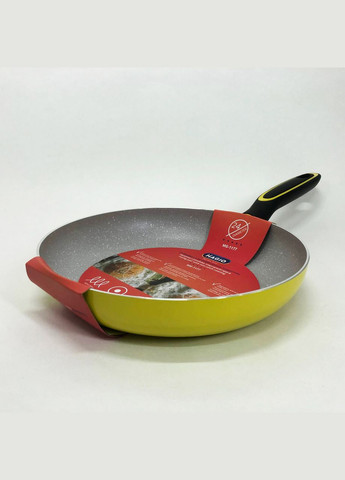 Сковорода MG-1177 із мармуровим антипригарним покриттям 24 см, сковорода зручна на кухню Magio (364664078)