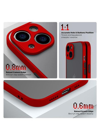 Чохол-накладка Frosted Matte для Oppo A78 4G Red (ARM72409) ArmorStandart (341487508)