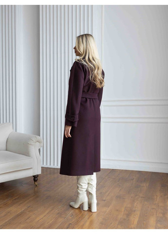 Фиолетовое Пальто-халат фиолетового цвета Raslov