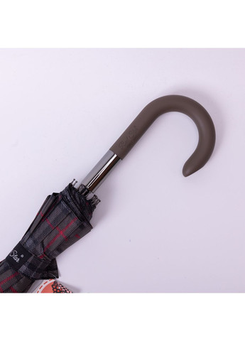 Серый классический зонт-трость полуавтомат из полиэстера 16 спиц диаметр 117 см hp-23-4g Yiwu (369142703)