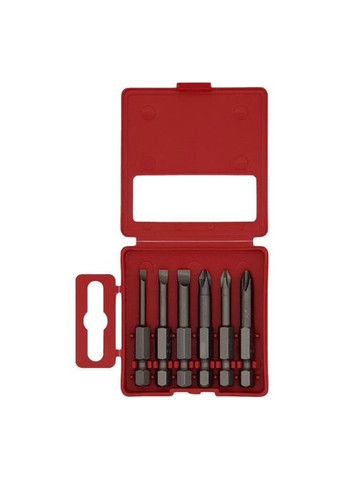 Набор бит 50 мм 0.5х3,0/0,8х4,0/1,0х5,5/PZ2/PH1/PH2 ассортимент электрика 6 шт 03092516 (14386) Felo (295036067)