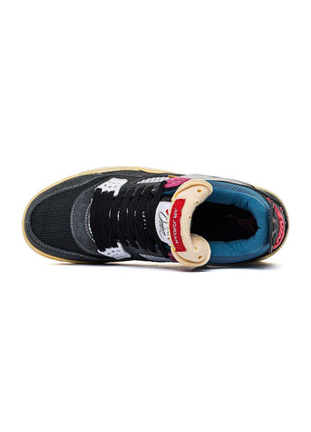Цветные демисезонные кроссовки мужские off noir, вьетнам Nike Air Jordan 4 Retro
