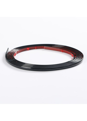 D-образный молдинг 3м х 8мм х 4мм Чёрный No Brand (361946983)