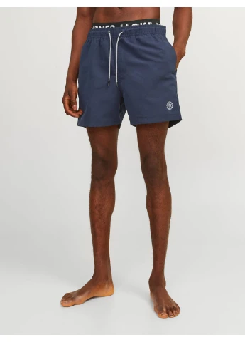 Шорти пляжні,темно-синій з принтом,JACK&JONES Jack & Jones (385997990)