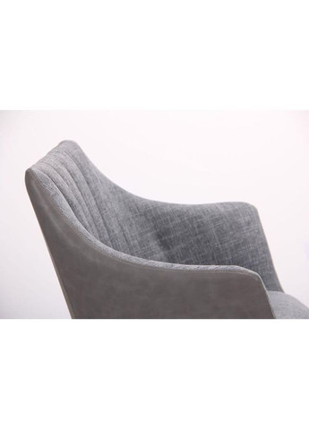 Стілець з підлокітниками Florida чорний/меланж грей/нубук грей (545792) Art Metal Furniture (315144024)