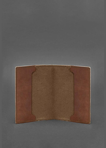 Кожаная обложка для удостоверения офицера 9.0 светло-коричневая Crazy Horse (A-027699) BlankNote (329186707)