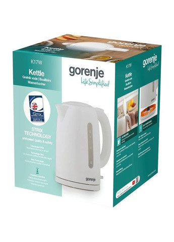Електрочайник K17W (7159943) Gorenje (362213445)