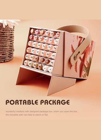 Спиртовые маркеры Alp ASM02SK 36 цветов, оттенка кожи. Arrtx (314835716)