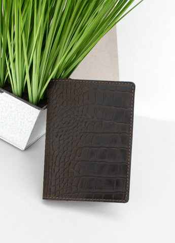 Подарунковий чоловічий набір №33 коричневий: обкладинка на паспорт та права HandyCover (302211511)