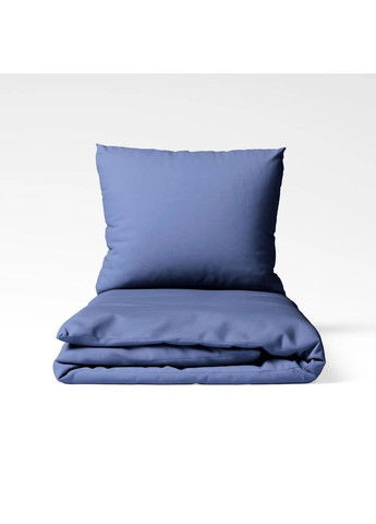 Комплект постільної білизни двоспальний з наволочками 70*70 см, 115 гр/м2 Ashen Синій (28690180215) ТЕП (364099991)