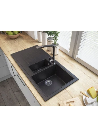 Смеситель для кухни LINEA BLACK+ пятнистый * Granitan (392430112)