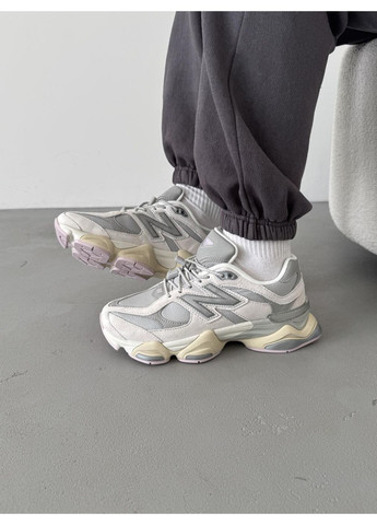 Розовые демисезонные кроссовки мужские new balance 9060 grey beige pink нью беланс 9060 No Brand