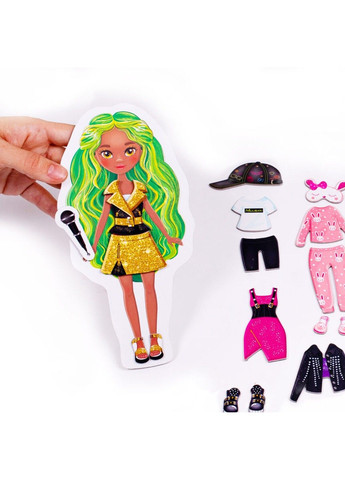 Магнитная одевашка WOW Surprise «Singer» (укр) VT 3210-13 Vladi toys (298400891)