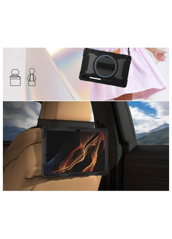 Чехол для планшета Samsung Galaxy S9 Plus (SM-X810/SM-X816)/S9 FE Plus (SM-X610/SM-X616) 12.4" Black (712917) BeCover Samsung Galaxy Tab S9 Plus (SM-X810/SM-X816)/S9 FE (366485447)