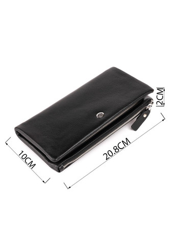 Кошелек-клатч из кожи с карманом для мобильного 20,8х10х2 см 19310 st leather (329198515)