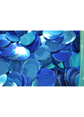 Синие кружочки двухсторонние фольгированные No Brand (368969884)