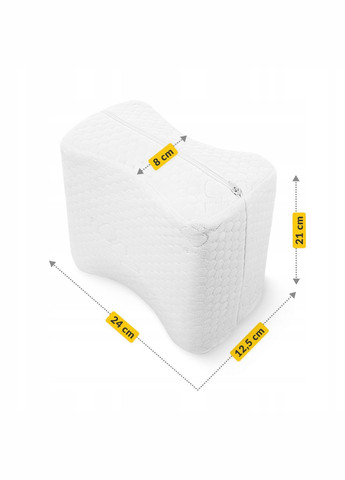 Подушка ортопедична Support 24 x 21.5 см для для ніг та колін White () 4FIZJO P-5907739317056 (315348597)