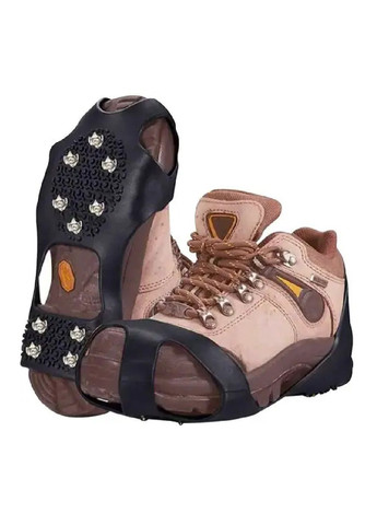 Льодоходи гумки з шипами аксесуари для кращого зчеплення зі слизькими поверхнями 36-40 розмір 10 шипів М (478221-Prob) Unbranded (303260246)