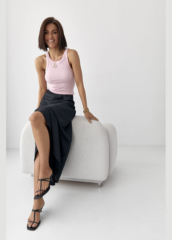 Однотонна жіноча майка - лимонний колір Lurex — 335077172