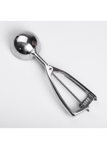 Кругла ложка для морозива 6,5х22,8 см см із нержавіючої сталі Zhongjing (362455963)