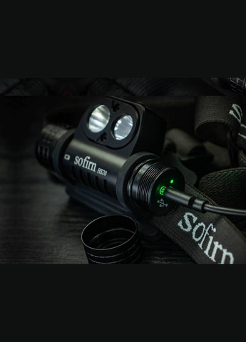 Ліхтар налобний HS20 SFT40 6500K + акумулятор 18650 3000mah black Sofirn (322701491)