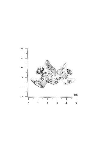 Брошка србна з птахами Голубки 925 Skifska Etnika (364202726)