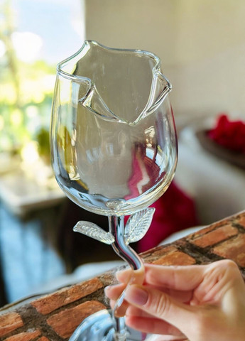 Келих для вина та коктейлів "Троянда" 300мл No Brand (329443726)