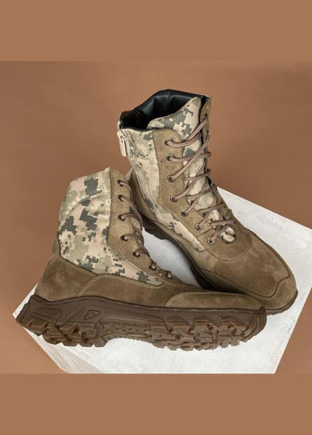 Зимние Мужские Тактические Берцы. 36-50р Койот. 100% Натуральная кожа! MBZM-1003 No Brand (301148413)