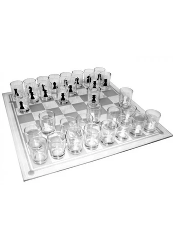 Шахматы со стопками Shot Glass Chess алкогольная игра для компании 32 шт (2104619087) No Brand (377891020)