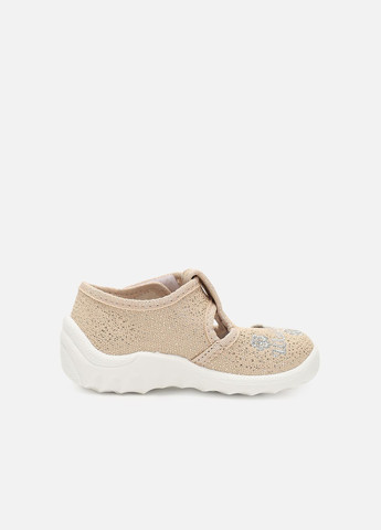 Бежевые слипоны для девочки цвет бежевый цб-00280759 Waldi