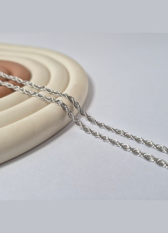 Срібний ланцюжок Жгут см срібло 925 проби родоване 803р4/70 8.30г No Brand (324271618)