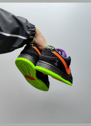 Кросівки зимові жіночі і чоловічі Nike SB Dunk Night of Mischief winter low black fur | Найк СБ Данк низькі чорні з хутром No Brand чорні зими (311225888)