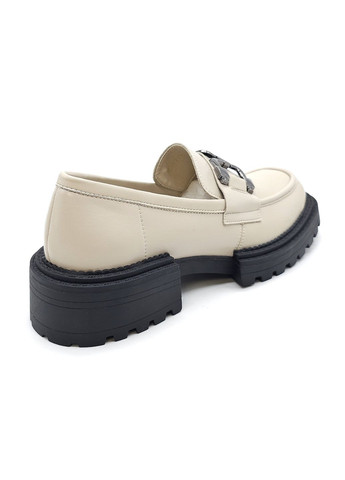Жіночі туфлі бежеві шкіряні EG-17-3 24,5 см (р) Egga (260061003)
